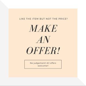 No judgement! Offers welcome 💖